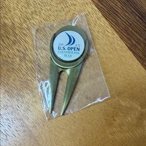 U.S. Open 2015 Chambers Bay Brass Divot Tool